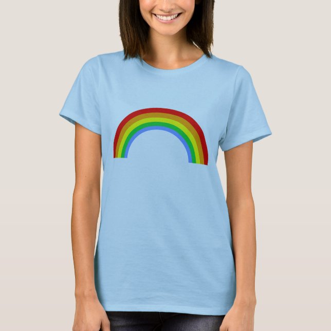 Kawaii Rave Rainbow T-Shirt (Vorderseite)