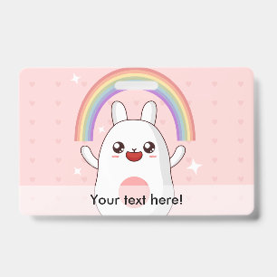 Kawaii Regenbogen-Cliparts Ausweis