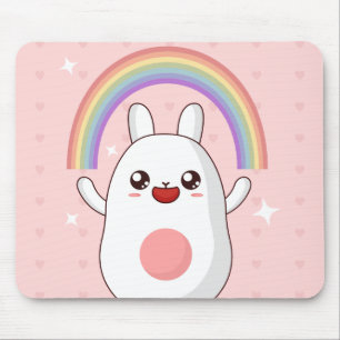 Kawaii-Regenbogenhalbkugel Mousepad