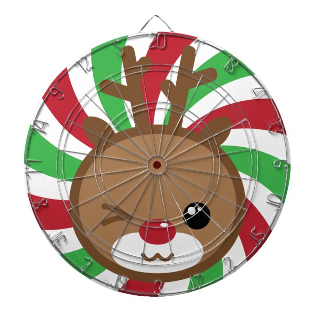 Kawaii Reindeer Dart Board Dartscheibe (vorne)