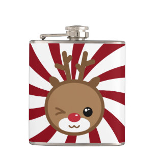 Kawaii Reindeer Flask Flachmann