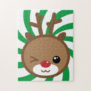 Kawaii Reindeer Puzzle