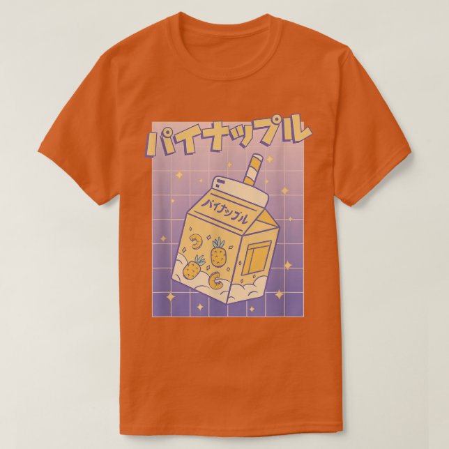 Kawaii Retro Japan Ästhetik Juice T-Shirt (Design vorne)