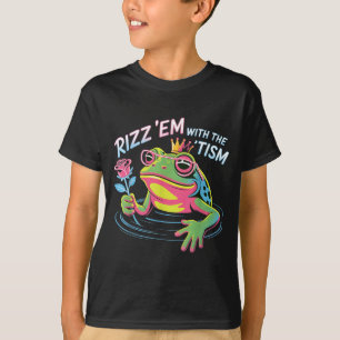 Kawaii RIZZ EM mit TISM Frog Prince Autism OT ABA T-Shirt