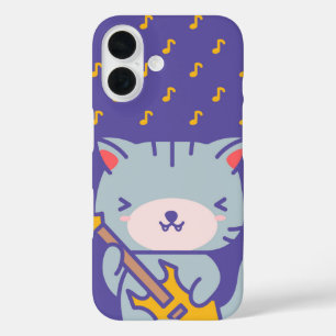 Kawaii Rock Band Adorable Animal Musician iPhone 16 Hülle