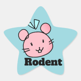 ☆ kawaii　Rodent☆ small animal☆ Stern-Aufkleber