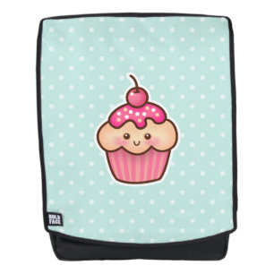Kawaii rosa kleiner Kuchen und niedliche tadellose Rucksack
