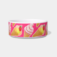 Kawaii-rosa Muster mit Erdbeereis