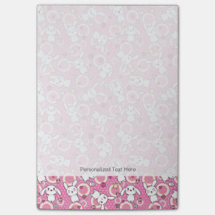 kawaii rosa Muster Post-it Klebezettel