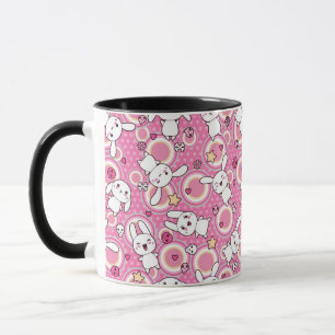 kawaii rosa Muster Tasse