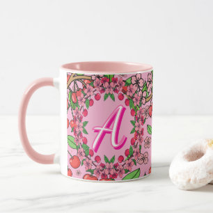 Kawaii Rote Kirsch-Schwingungen Süße Mädchen-Ästhe Tasse
