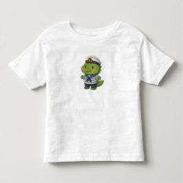 Kawaii Sailor Dinosaur – Cute Dino Jobs Kleinkind T-shirt