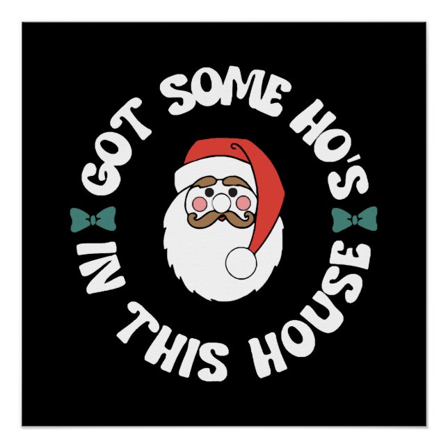 Kawaii Santa Poster (Vorderseite)