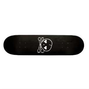 Kawaii Schädel gotisches Lolita Schwarzes u. Skateboard