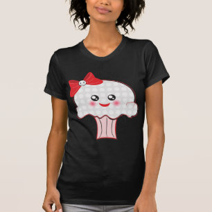 Kawaii Schädel-kleiner Kuchen T-Shirt