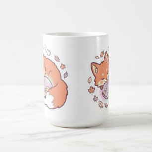Kawaii-Schlaf-Gaming-Fuchs-Tasse Kaffeetasse