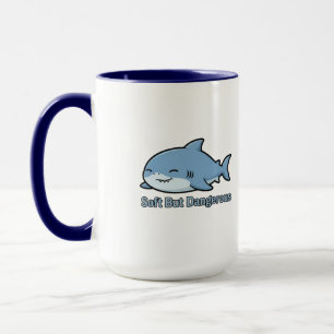 Kawaii Schlafender Pummeliger Hai Becher Tasse