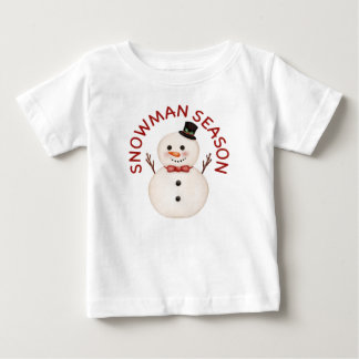Kawaii Schneemann-Saison Kinder T-Shirt