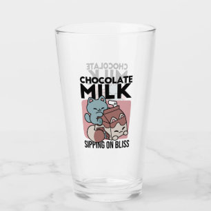 Kawaii Schokoladen Milch Katze – Cozy Getränk & Ni Glas