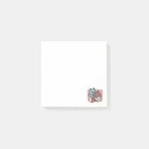 Kawaii Schokoladen Milch Katze – Cozy Getränk & Ni Post-it Klebezettel