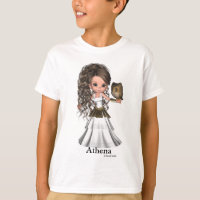 Kawaii schönes Athene griechisches Göttin-Shirt