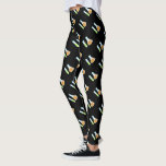 Kawaii Scientist Science Labrador Leggings<br><div class="desc">Kawaii Science Labrador mit Kawaii Lupe,  Kawaii-Kolben und Kawaii-Reagenzglas.</div>