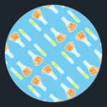 Kawaii Scientist Science Labrador Runder Aufkleber<br><div class="desc">Kawaii Science Labrador mit Kawaii Lupe,  Kawaii-Kolben und Kawaii-Reagenzglas.</div>