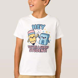 Kawaii „Sharp Student“ Bleistift & Spitzer T-Shirt