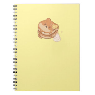 Kawaii Shiba Inu Bananas Carnet de crêpes