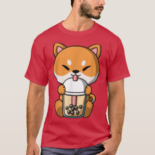 Kawaii Shiba Inu Dog Boba Milk Tea Bubble Tee Anim