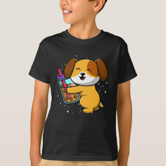 Kawaii shiba inu Hundebubble Tee boba japan corgi