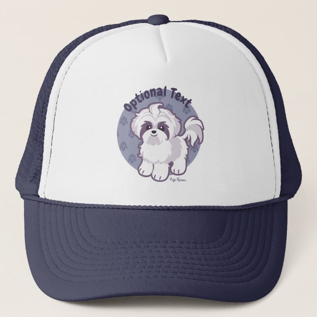 Kawaii Shih Tzu Truckerkappe (Vorderseite)