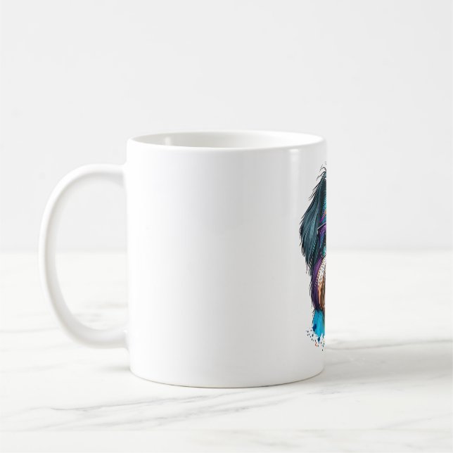 Kawaii Shorkie Nerd 2 Kaffeetasse (Links)