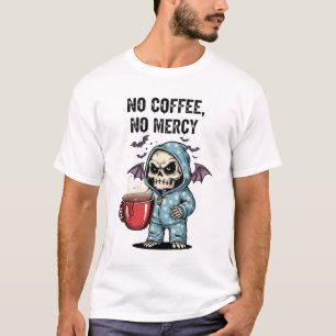 Kawaii-Skelett-Fledermaus-Flügel-Pyjama-Kaffee-Hal T-Shirt