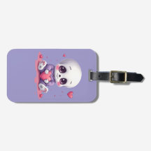 Kawaii-Skelett mit Herz