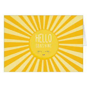 KAWAII SKY brillant jaune vif sourire soleil solei