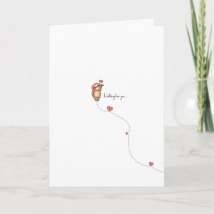 Kawaii Sloth Pun Valentine Card Karte