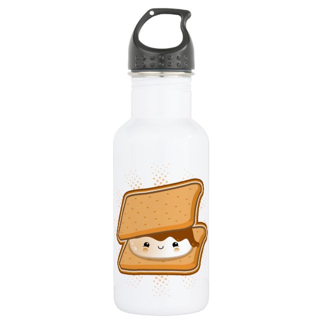 Kawaii Smore Trinkflasche (Vorderseite)