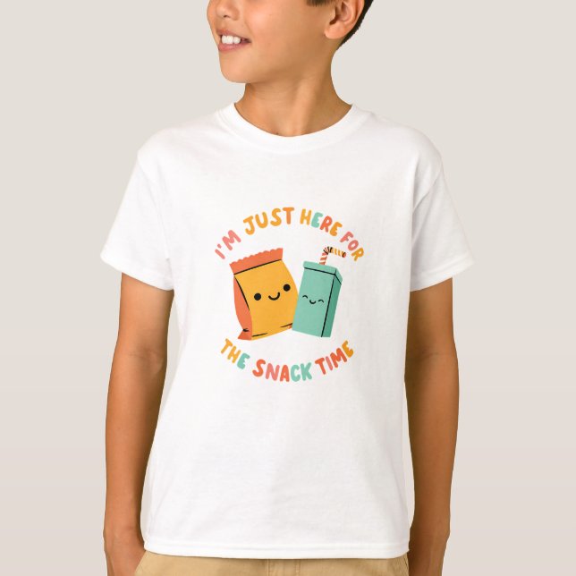 Kawaii Snack-Zeit T-Shirt (Vorderseite)