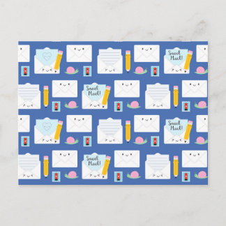Kawaii Snail Mail Postkarte
