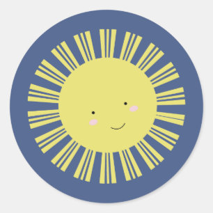 Kawaii Sonnenschein Süße individuelle Aufkleber