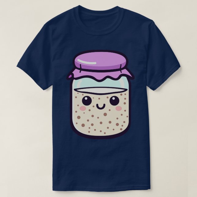 Kawaii Sourdough Starter 1 T-Shirt (Design vorne)
