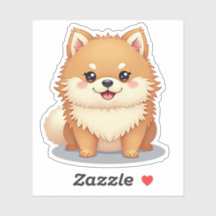 Kawaii-Spitz, charmantes Bow-Wow, klein