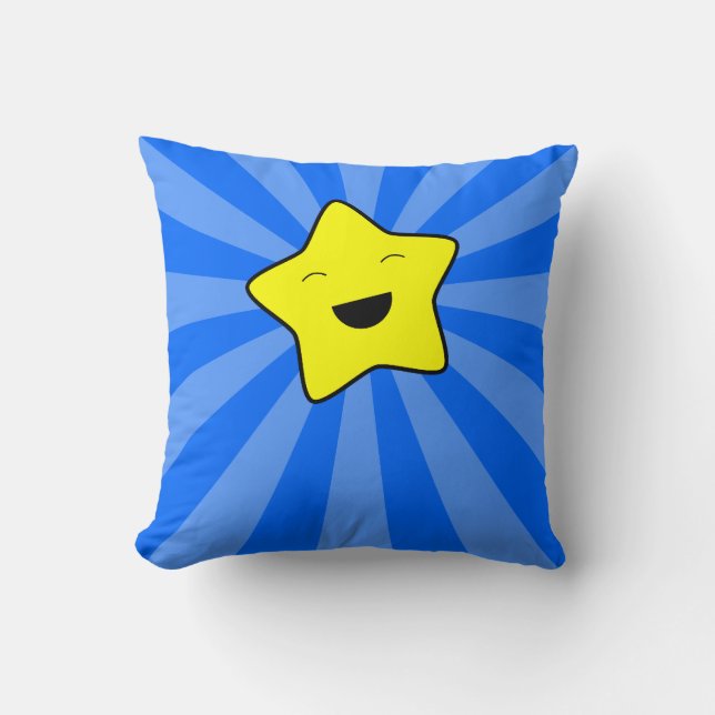 Kawaii Star Pillow Kissen (Vorderseite)