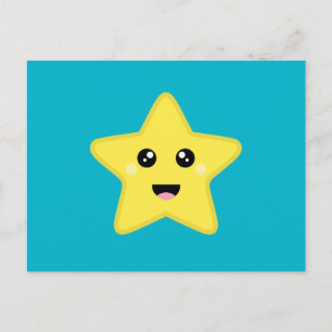 Kawaii Star Postkarte