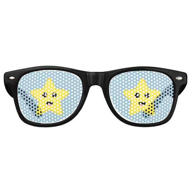 Kawaii Star Sonnenbrille (Vorderseite)