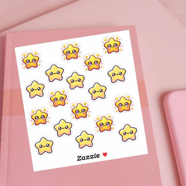 Kawaii Stars Sticker Pack (Von Creator hochgeladen)
