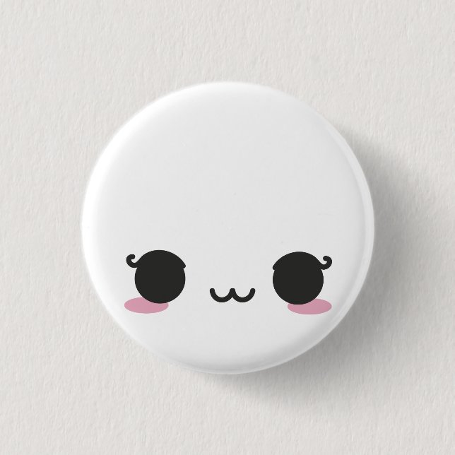 Kawaii stellt gegenüber button (Vorderseite)