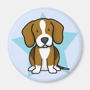 Kawaii Stern-Beagle-Magnet Magnet