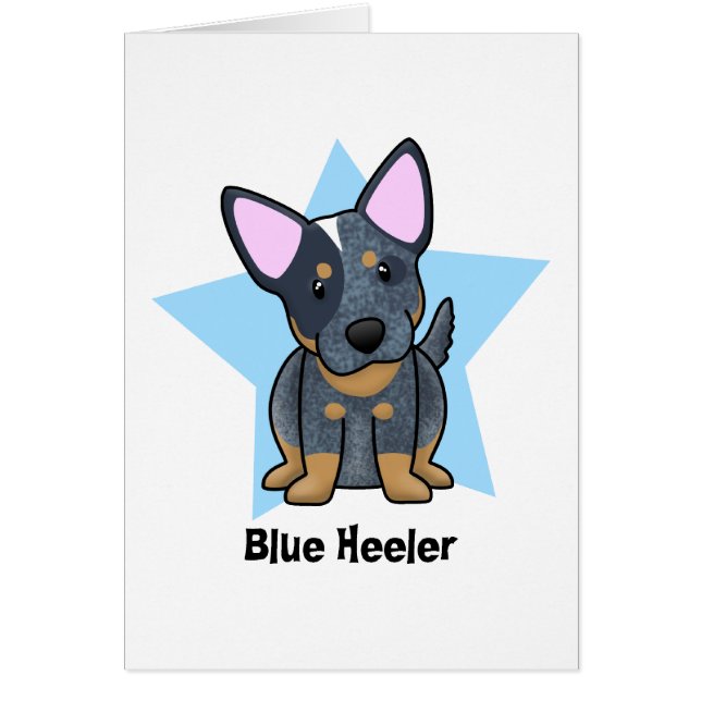 Kawaii Stern-Blau Heeler (Vorne)